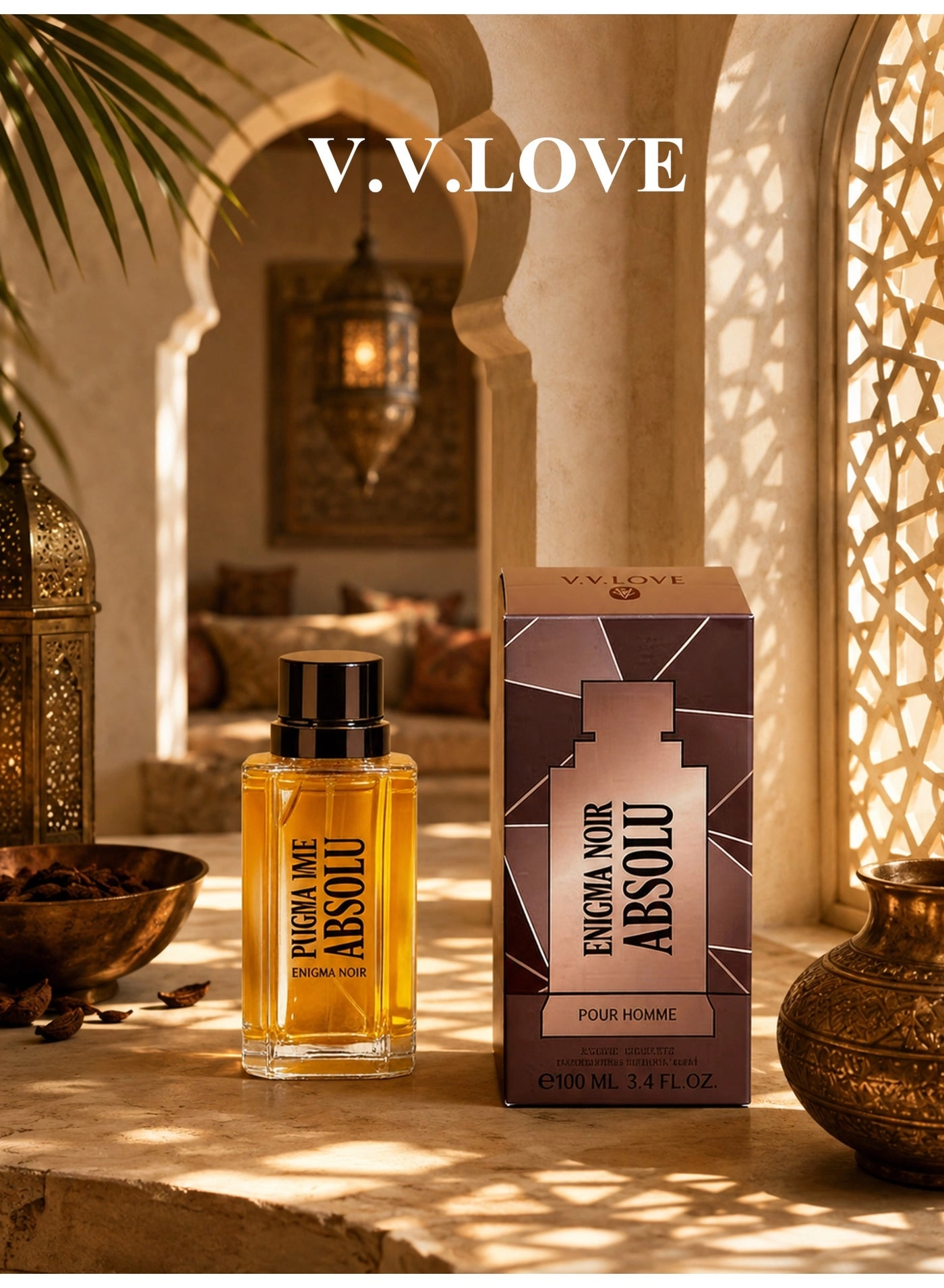 Spicy aromatic men's perfume Eau de Parfum 100ml