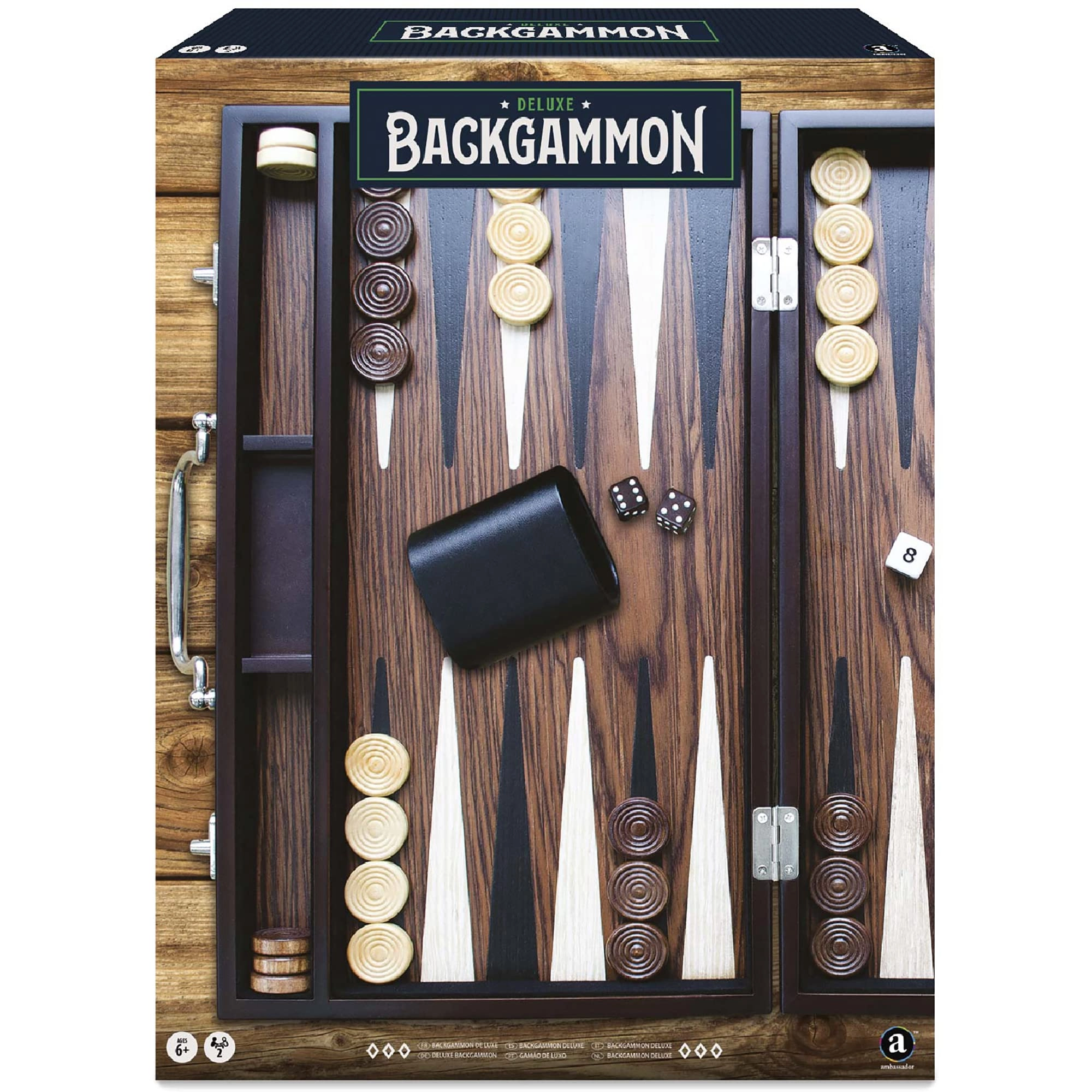Merchant Ambassador Craftsman Deluxe Backgammon
