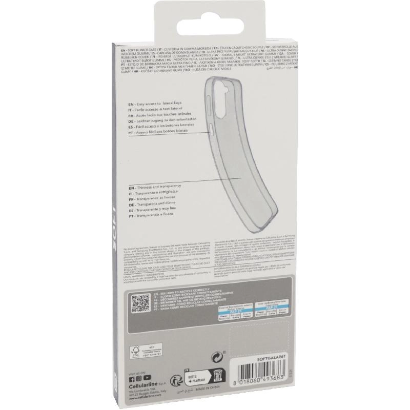 Soft Back Cover - Plastic/Rubber for Samsung Galaxy A26 5G