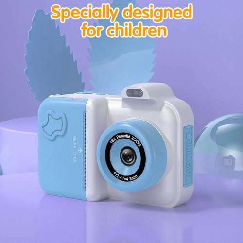 Instant Print Camera - 2.4 Inch Double Lens 32GB