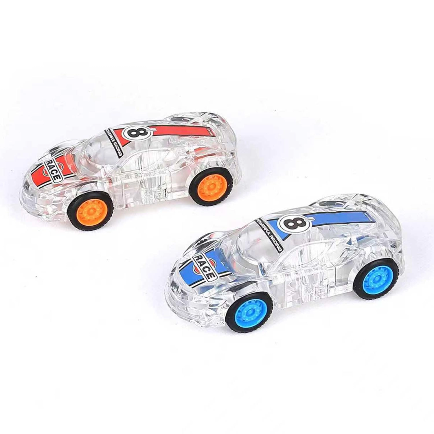 LED Light Up Pull Back Car - 2 pcs