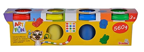 Simba Art and Fun Clay Dough Set - 3 years+ 4 pieces