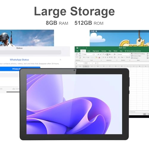 Smart Tablet PC - 512GB 10.1"