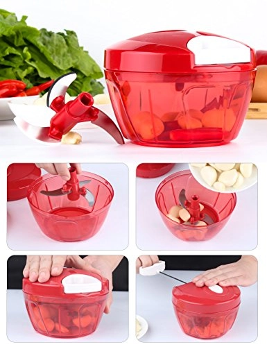 Mini Garlic Chopper Grinder - 2 cups 3 blades