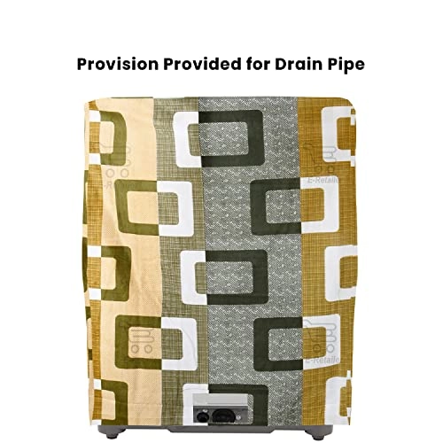 PVC Waterproof Front Load Washing Machine Cover - 5KG to 7.5KG Blue