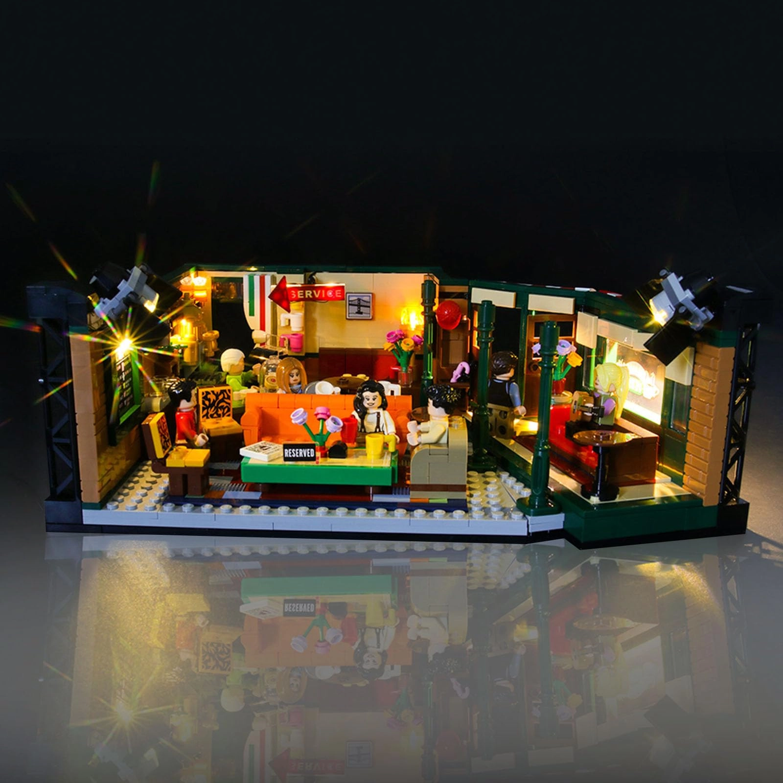 Mililier LED Light Kit for Lego Central Perk 21319
