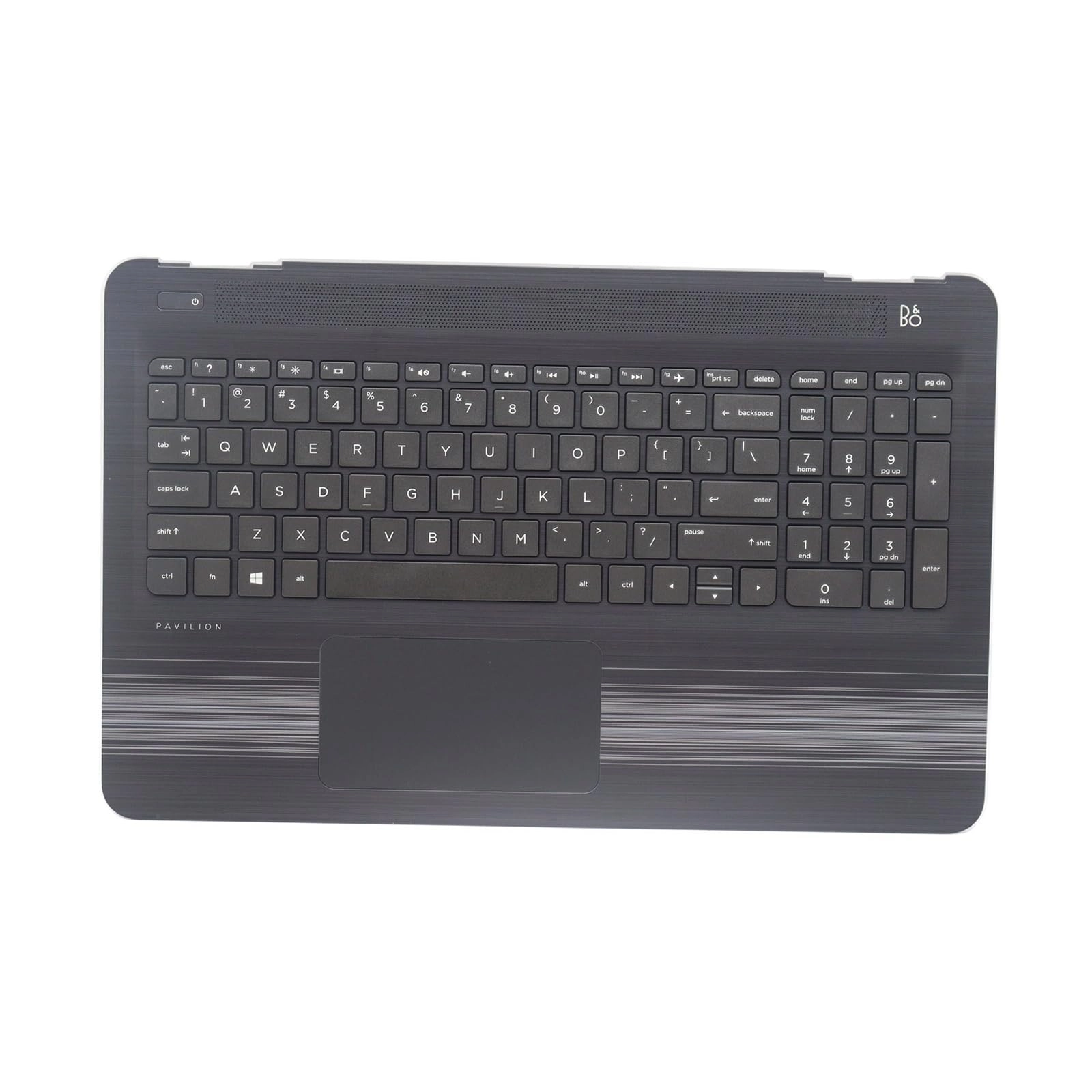 eseegoo Palmrest - Non-Backlit With Touchpad US Layout