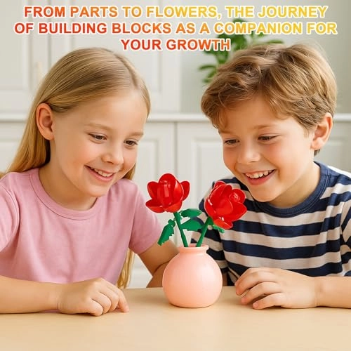 Flower Building Block Toy - Clamping Tulip