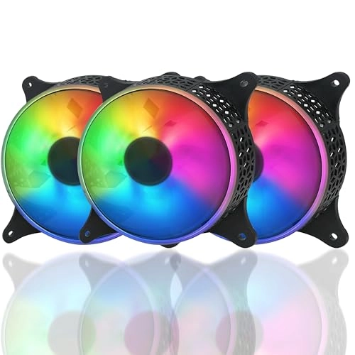 RIATECH RGB LED Series - 3 Pack 120mm