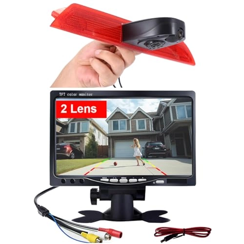 Third Roof Top Mount Brake Lamp Return Camera - Night vision RCA 1280 x 720