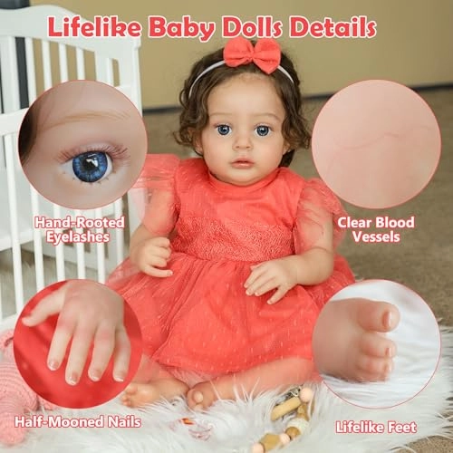 Reborn Baby Doll - 20 Inch Vinyl Ages 3+