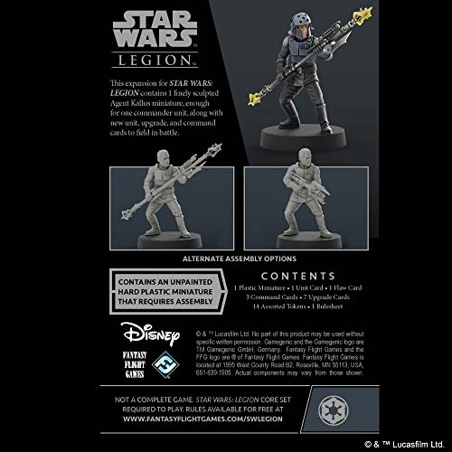 Star Wars: Legion: Agent Kallus Commander Expansion - Unpainted Plastic Miniature