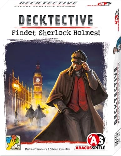 Decktective Finding Sherlock Holmes! - Cooperative Card Game (German)