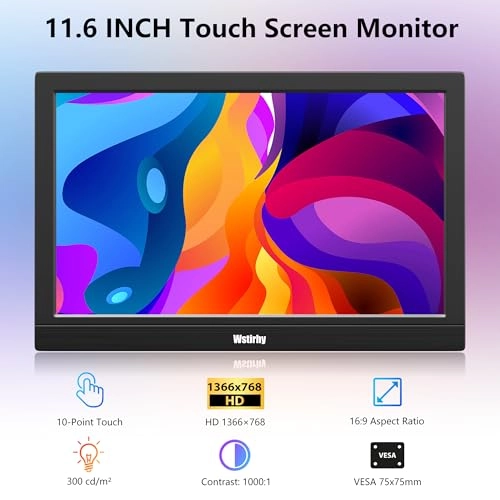 Touch Screen Portable Monitor - 1366x768 11.6"