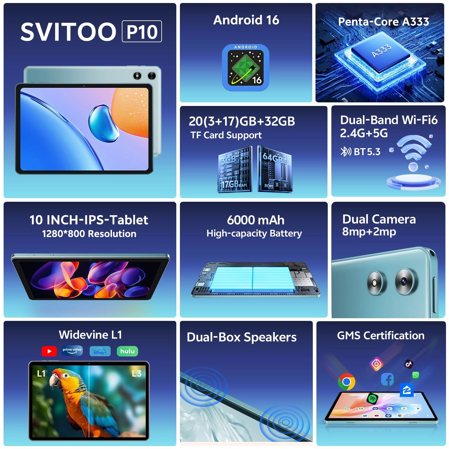 Tab 10 - 20GB 10 Inch 32GB