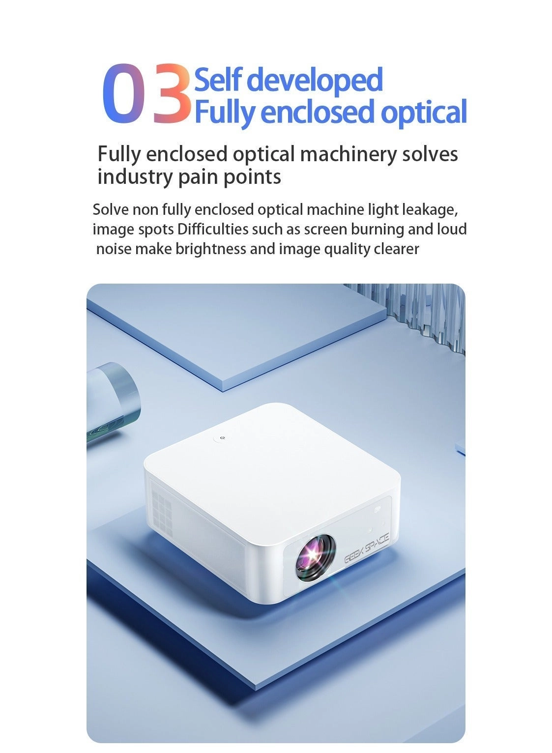 4K Smart Projector CY401 180 ANSI lumens