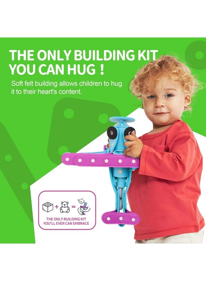 Soft Felt Building Toys - 37 pcs