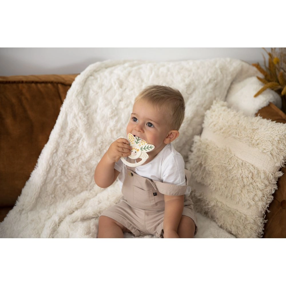 Mille-Feuille Teething Ring - natural rubber