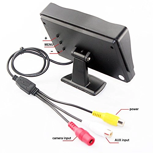 Reversing Camera - 628 x 586 pixels + LCD Car Monitor - 4.3 inch 320 x 240