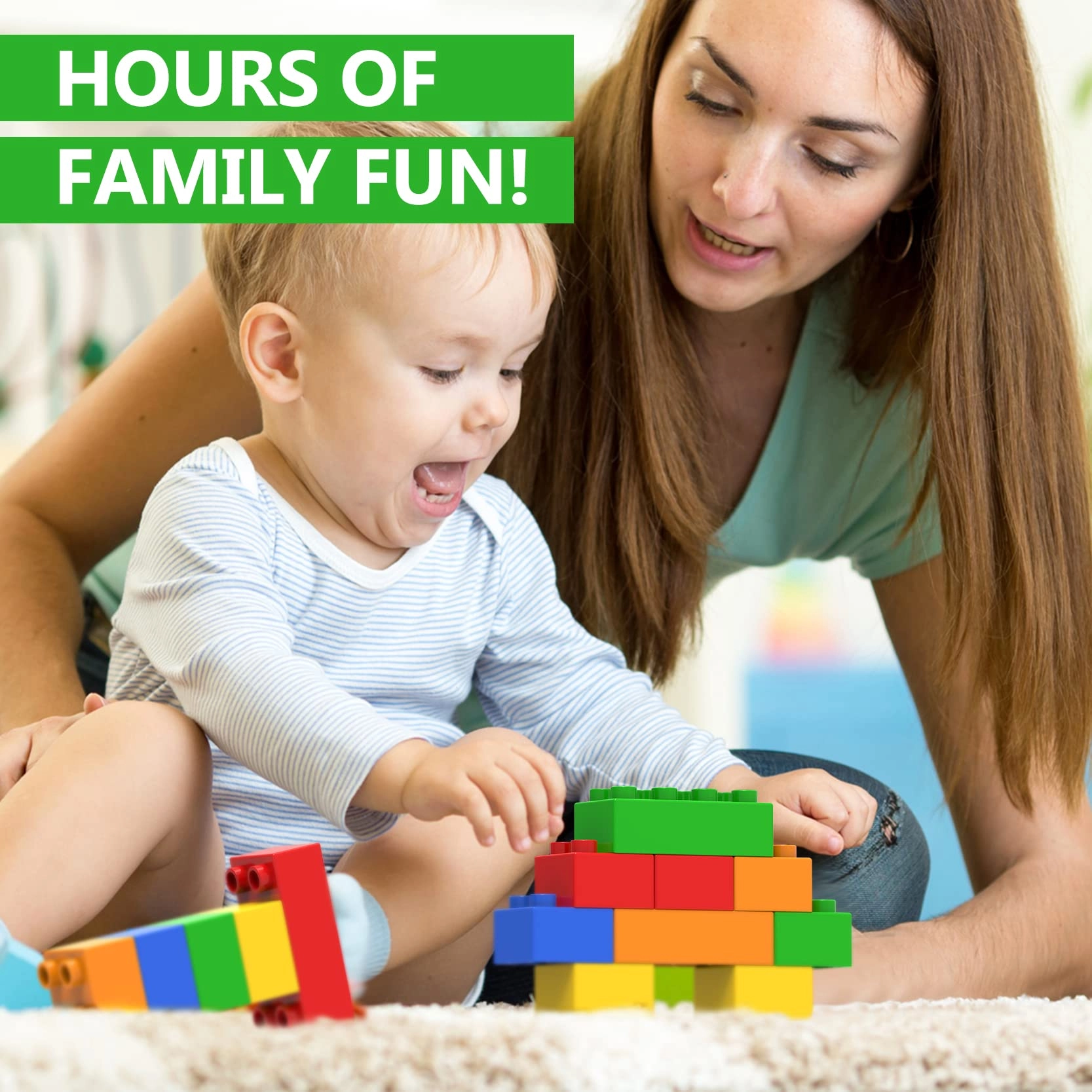 Large building block set - 50 pcs