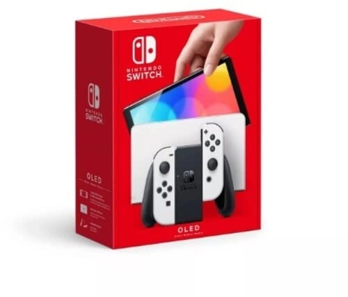 Nintendo Switch OLED - White Joy-Con Bundle