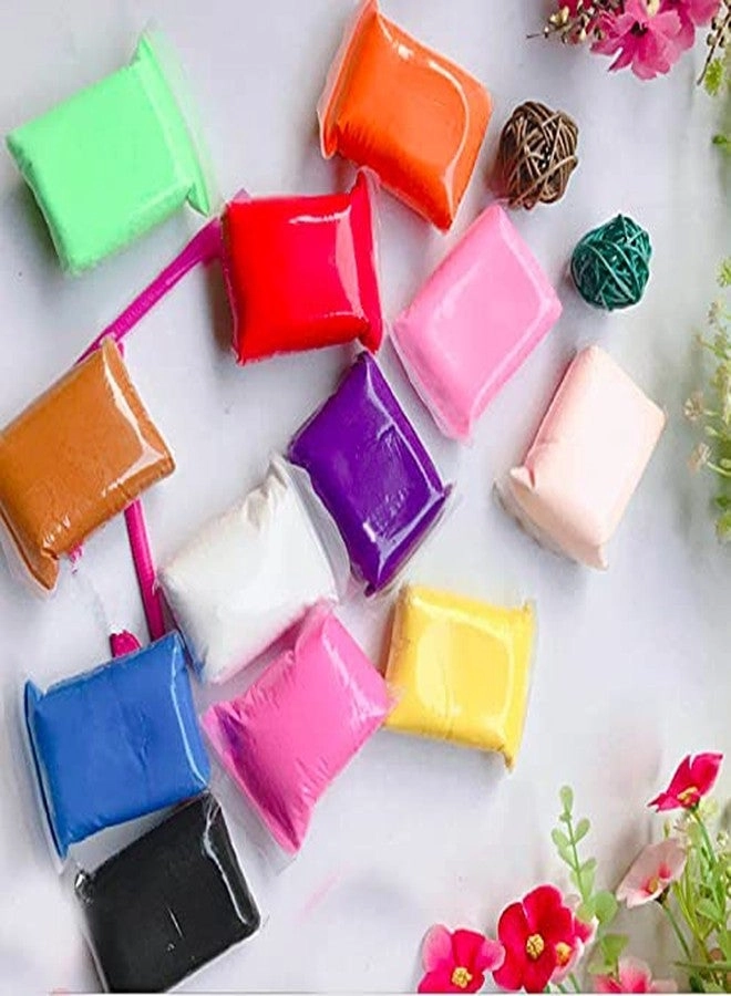DIY Air Dry Modelling Foam Clay 12 pcs.