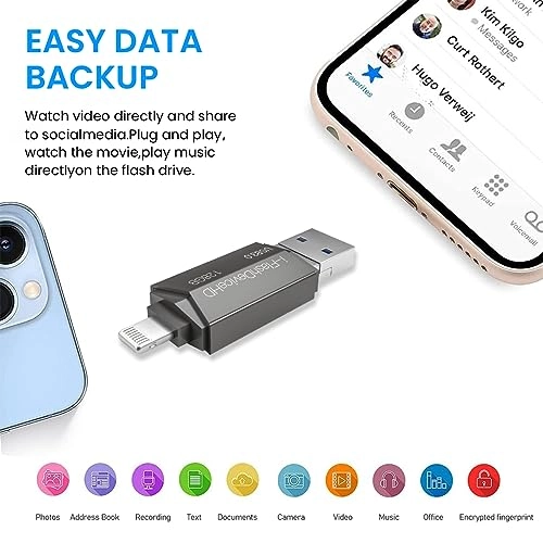 Pendrive - USB3.0 Lightning Micro USB 128GB