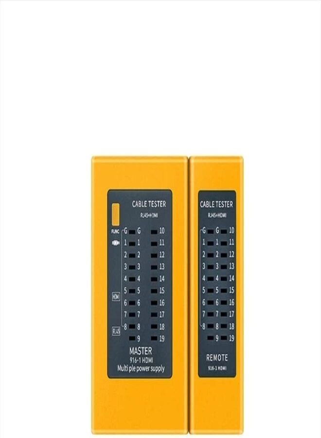 Network Cable Tester - RJ45 RJ11 HDMI continuity open shorted crossed