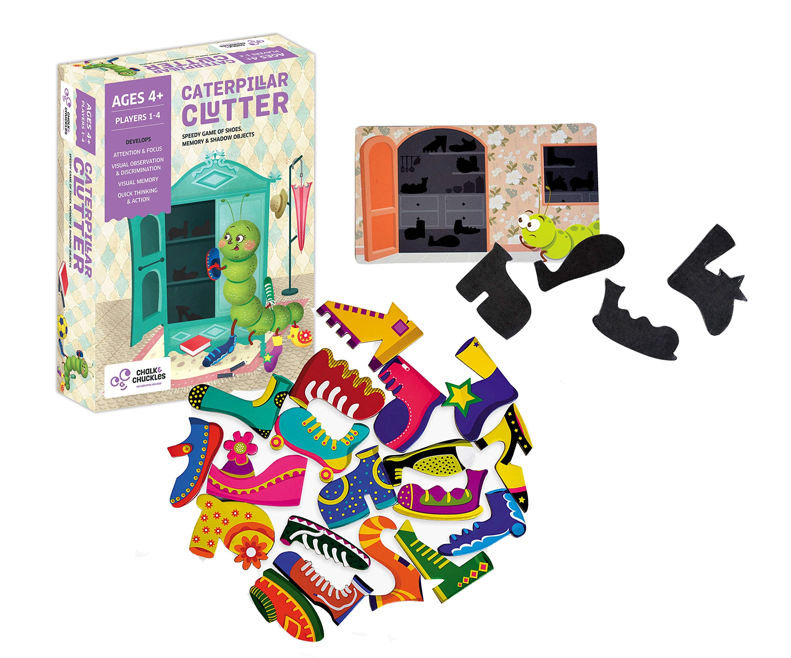 CHALK AND CHUCKLES Caterpillar Clutter - 3-6 Years Old 1 pieces