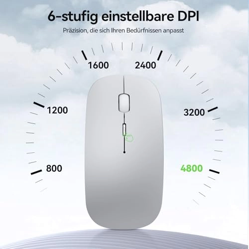 4800 DPI 6-Button Mouse - Wireless