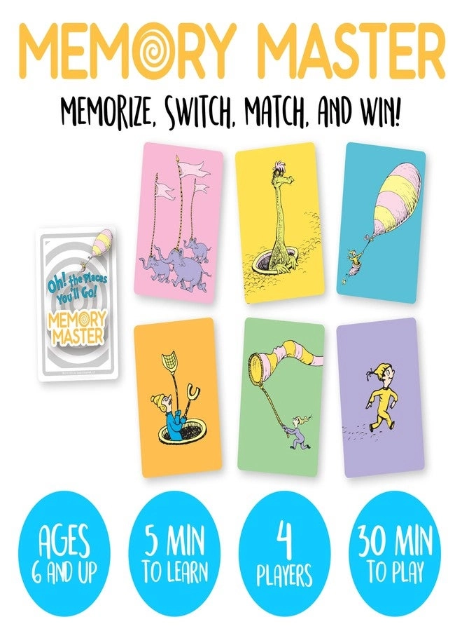 Oh, The Places You'll Go! Memory Master - Card Game