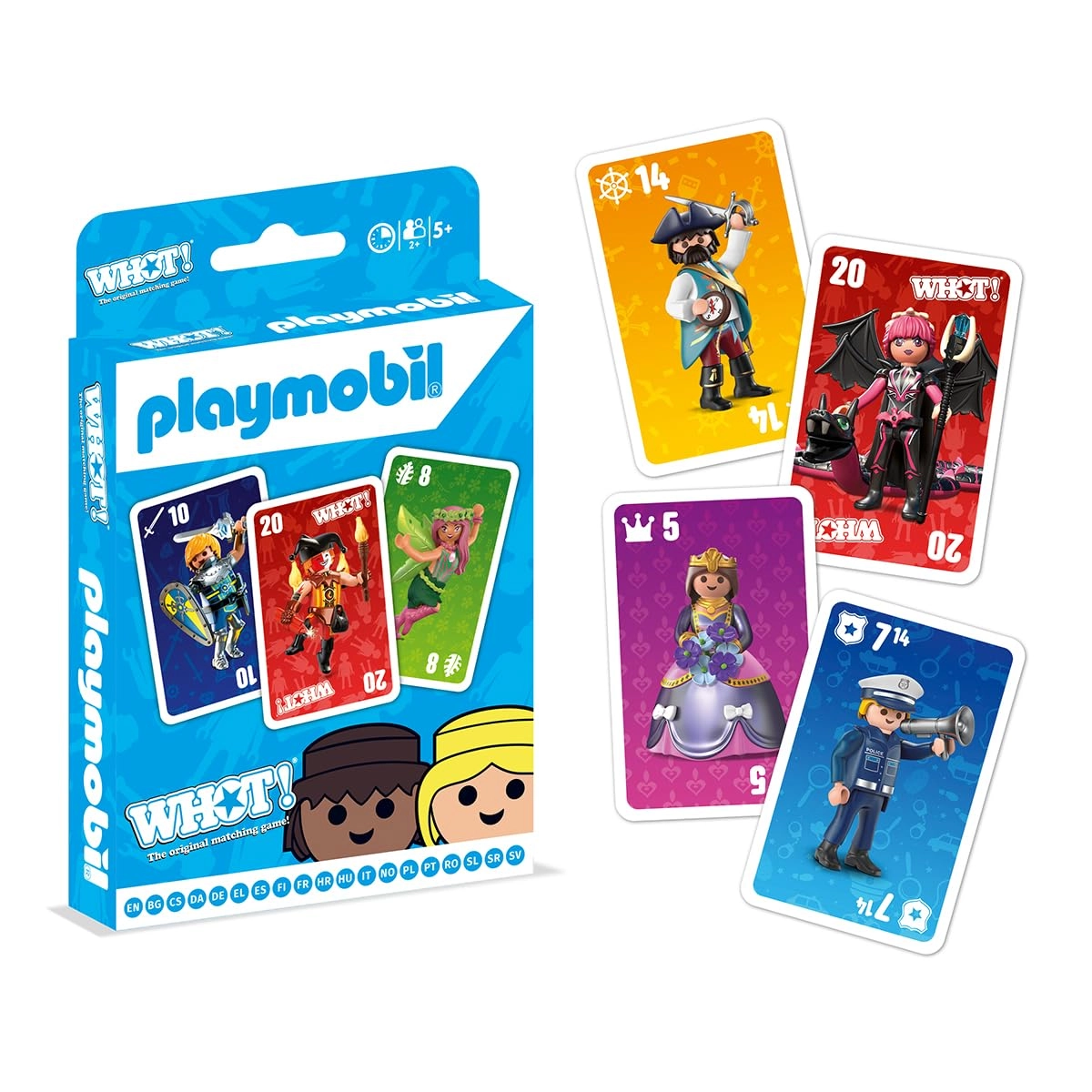 Winning Moves WHOT Playmobil Card Game - 5+ years