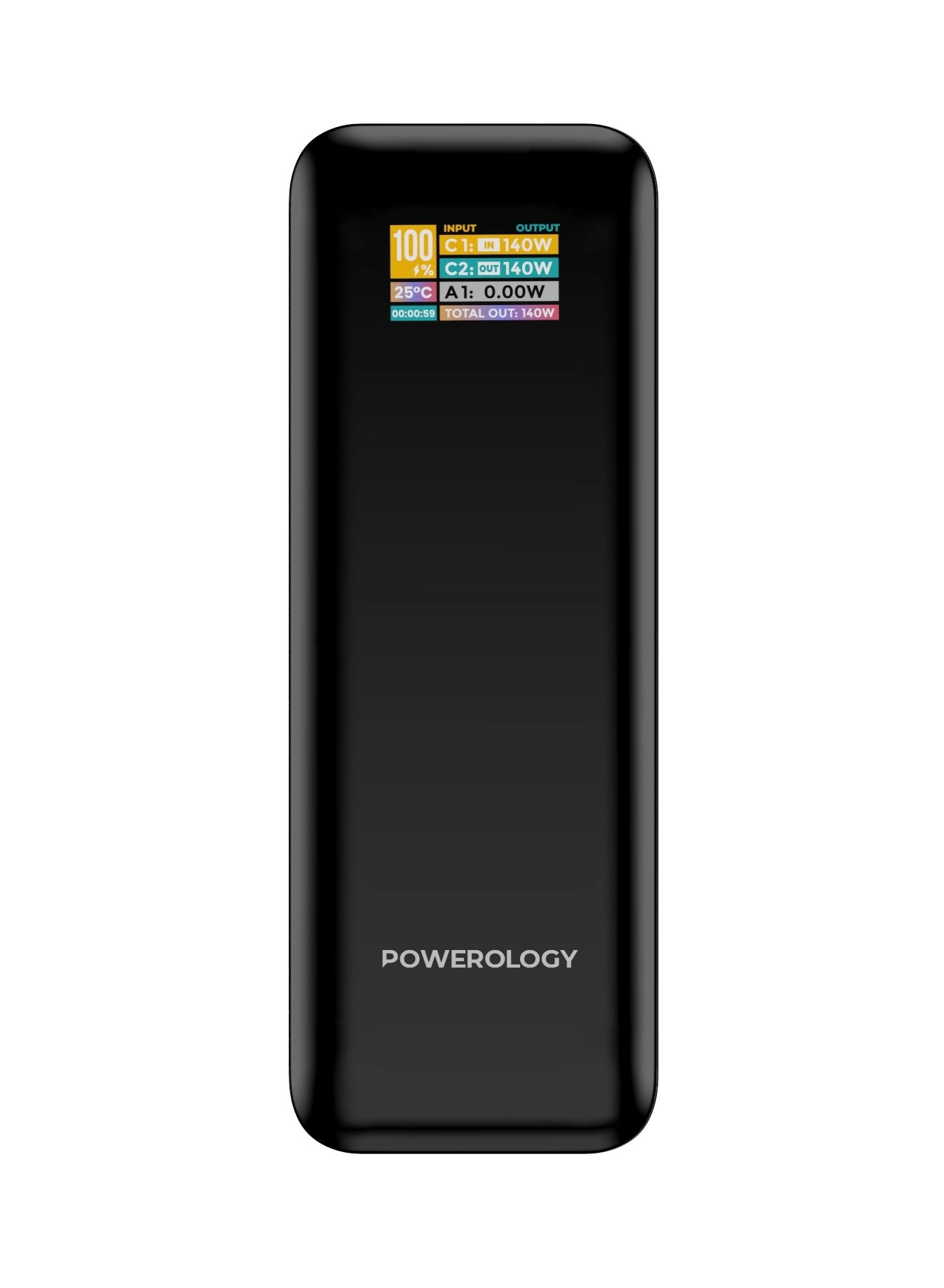 Powerology NeuroVolt 140 - 27000mAh 140W x1 USB-A x2 USB-C