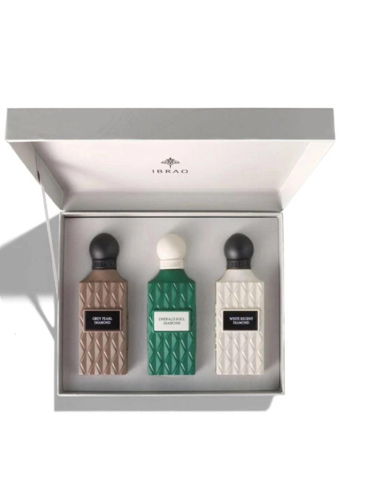 Ibrahim Al Qurashi White Regent + Emerald Soul + Grey Pearl Eau de Parfum - 75 ml * 3