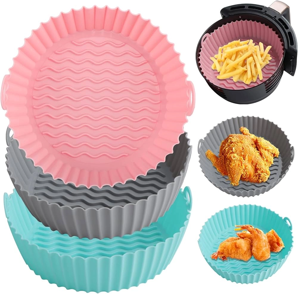 Marrkhor Air Fryer Silicone Liner - Non-Stick Reusable