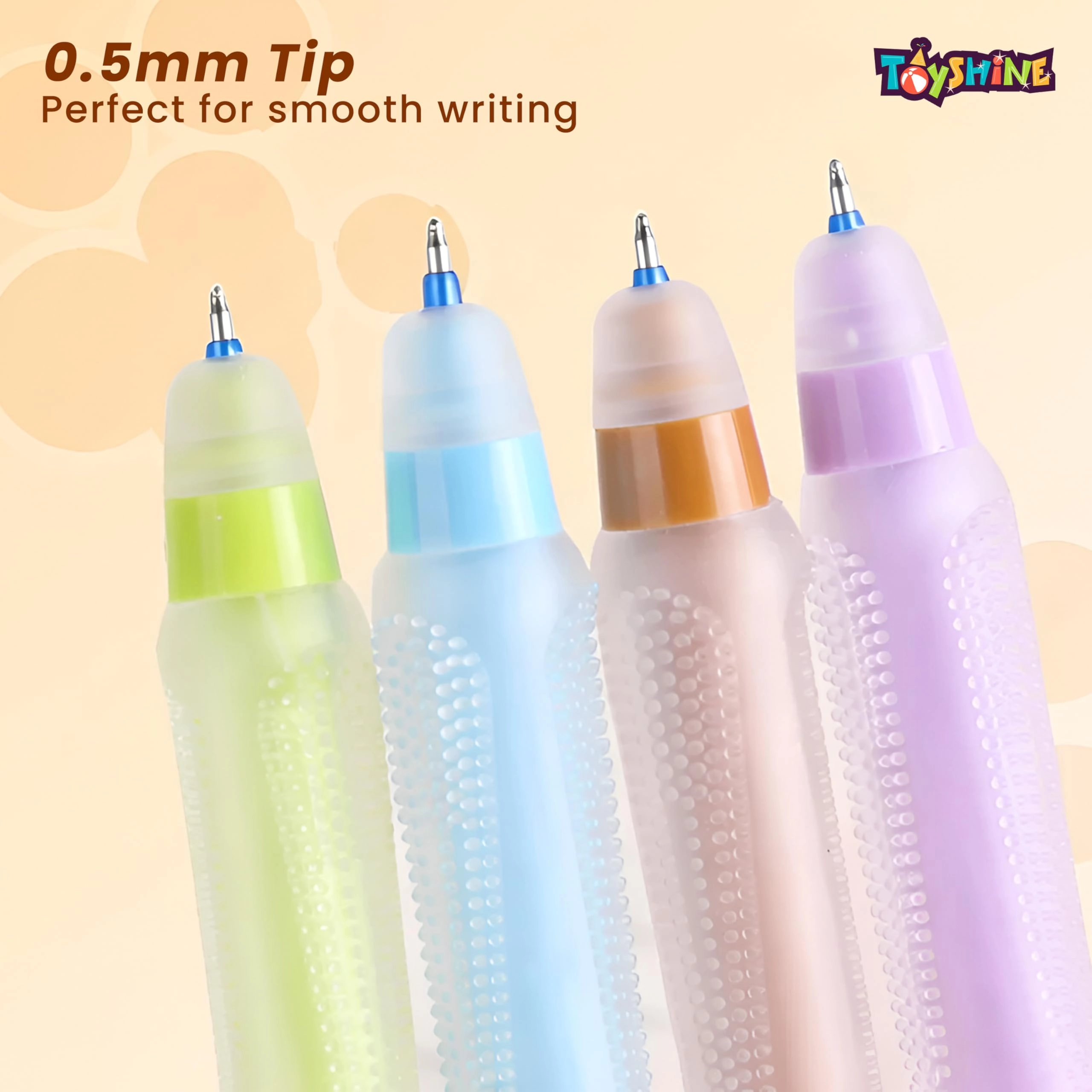 Cute Dog Gel Pen Set - 4Pc 0.5mm