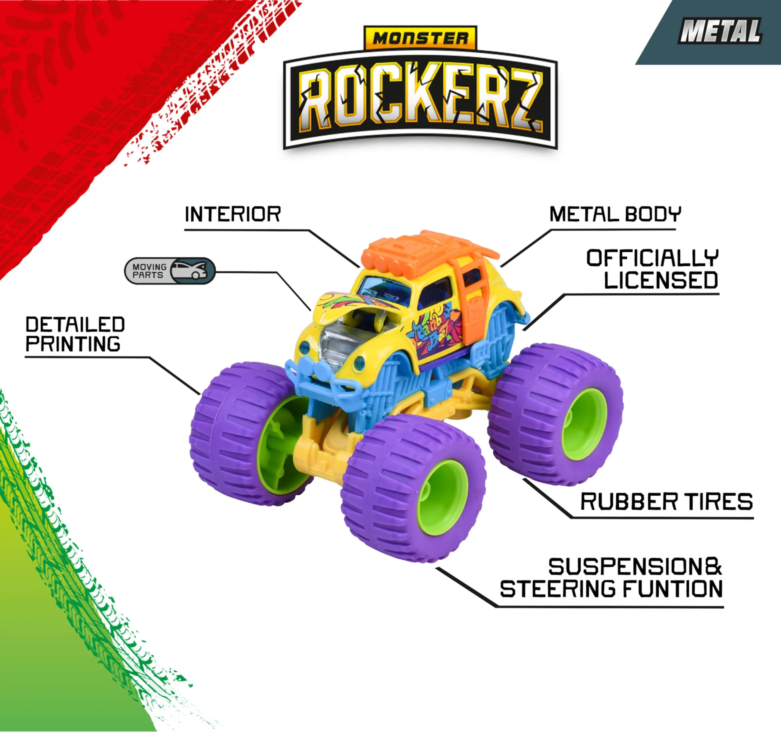 Monster Rockerz - 1:64 1pcs