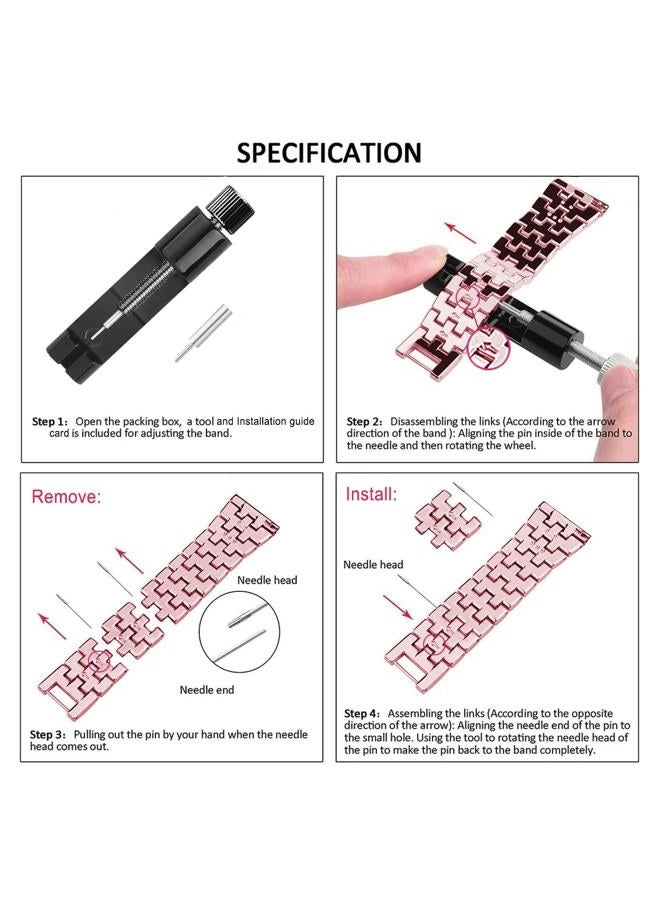 20mm Slim Bling Watch Band for Samsung Galaxy Watch 5/4 - 44mm