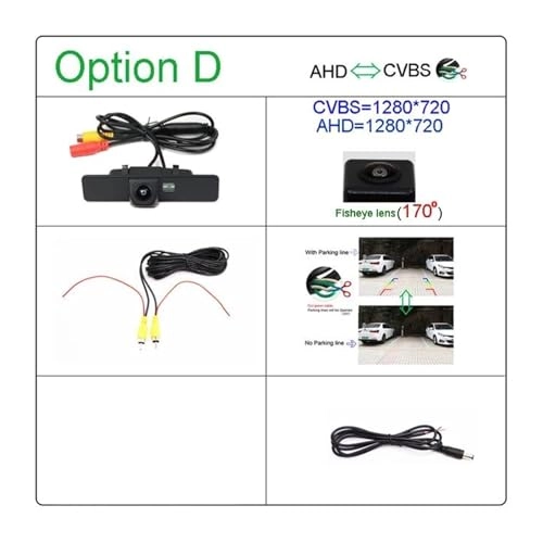 Reverse Rear View Camera - Night Vision 1080P*720P