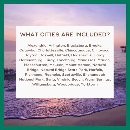 Virginia Adventure Bucket List - 50 Scratch-Off Cards