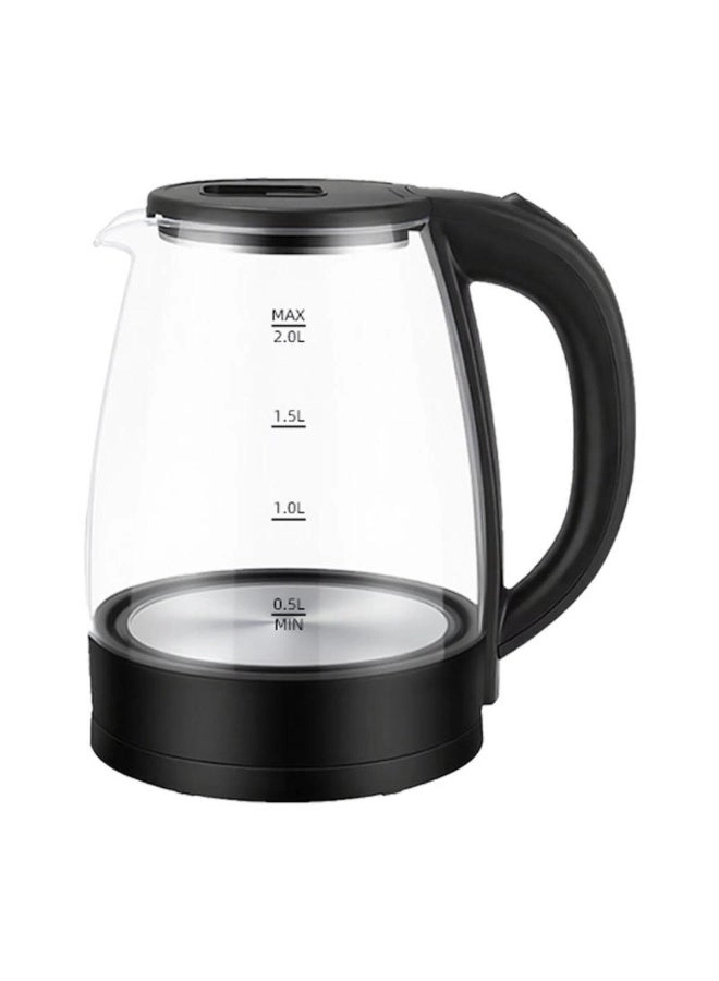SLIVERS CRIEST Glass Kettle