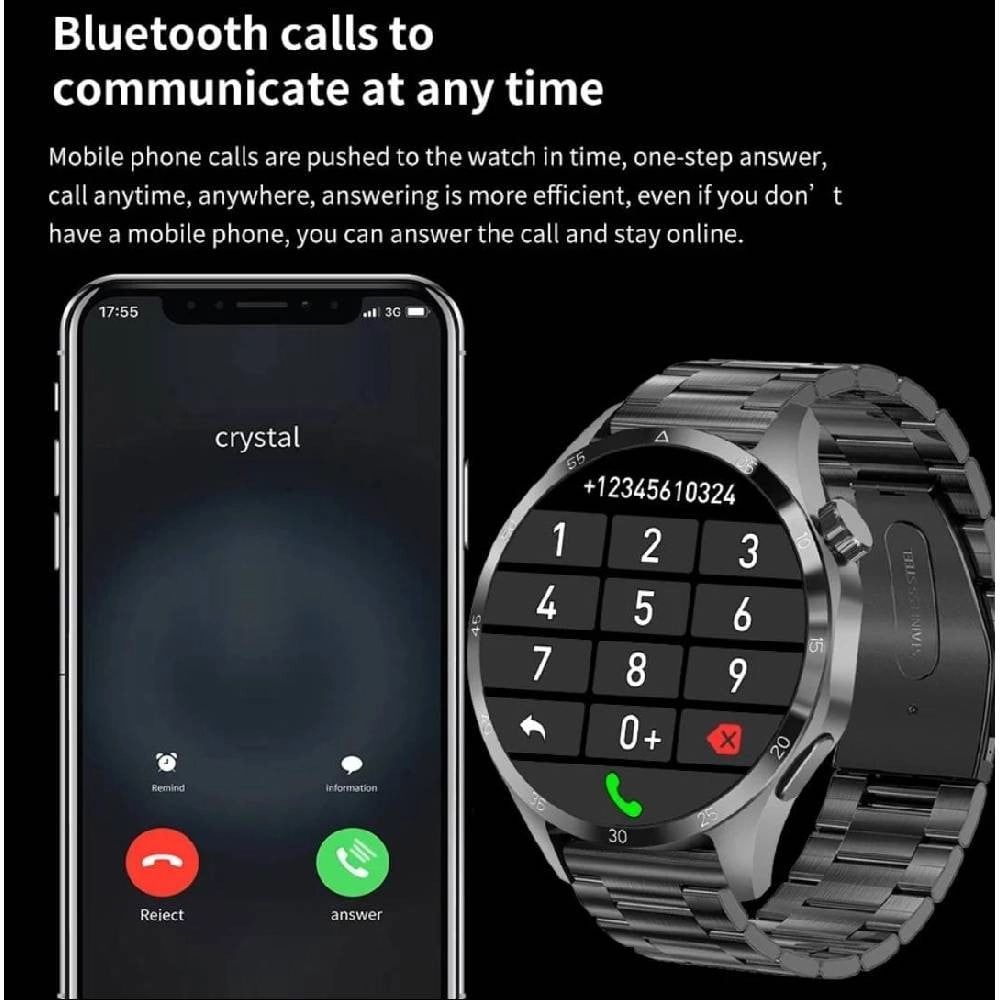 Smart Watch Answer - Black IPS 4–7 Days
