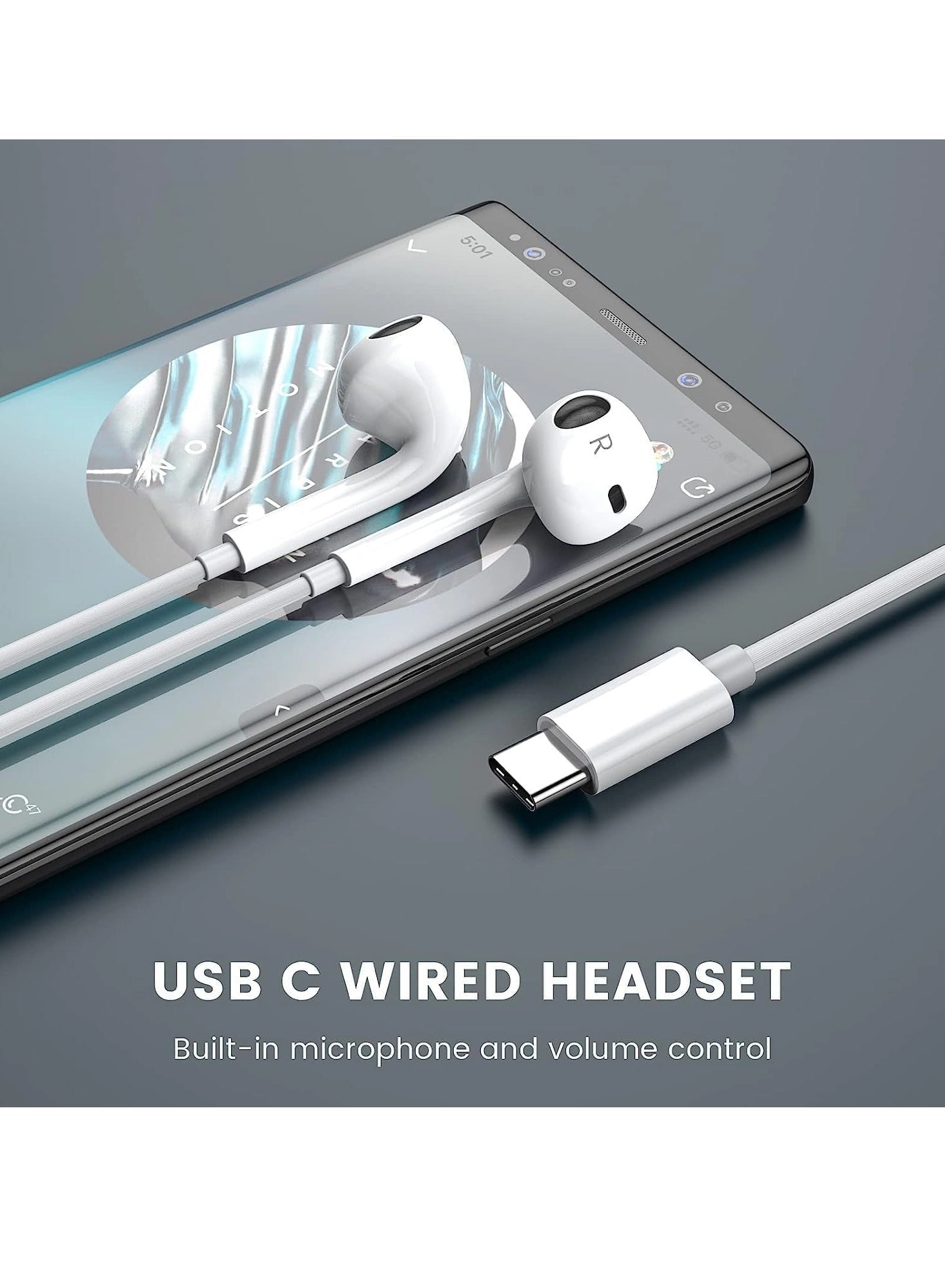 Type-C Earphones Wired Earphone