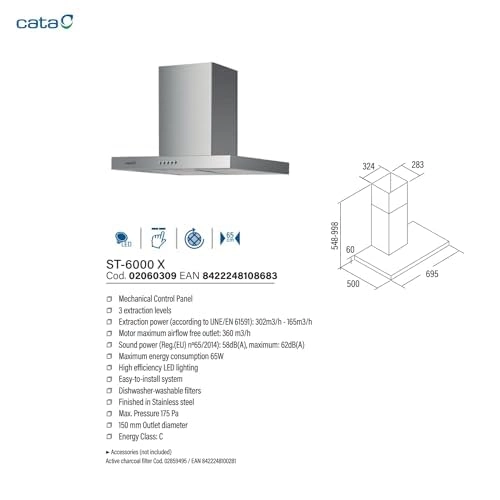 ST-6000 X/A - 302m3/h 69.5 cm