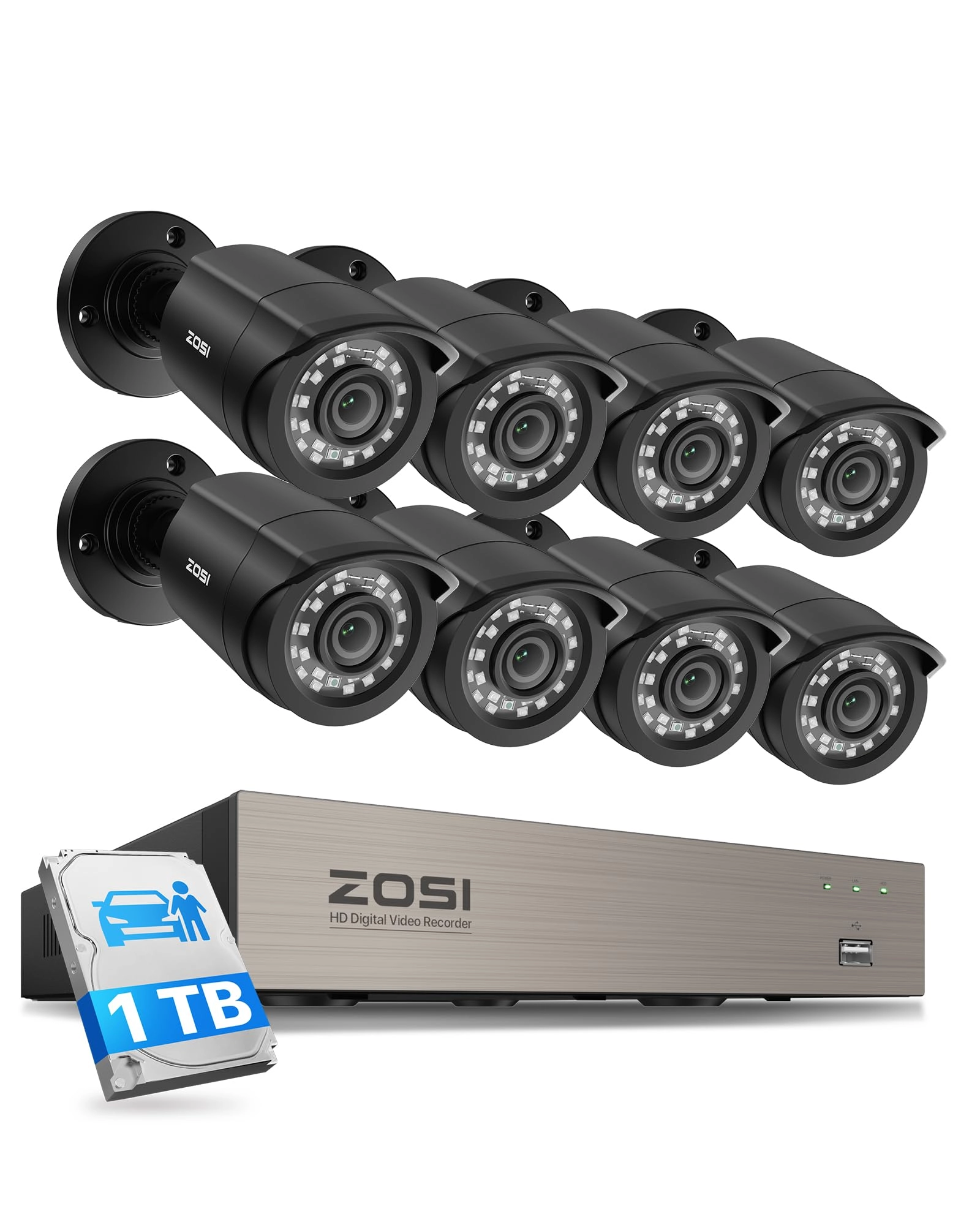 3K Lite - 8PCS 8CH 1080P