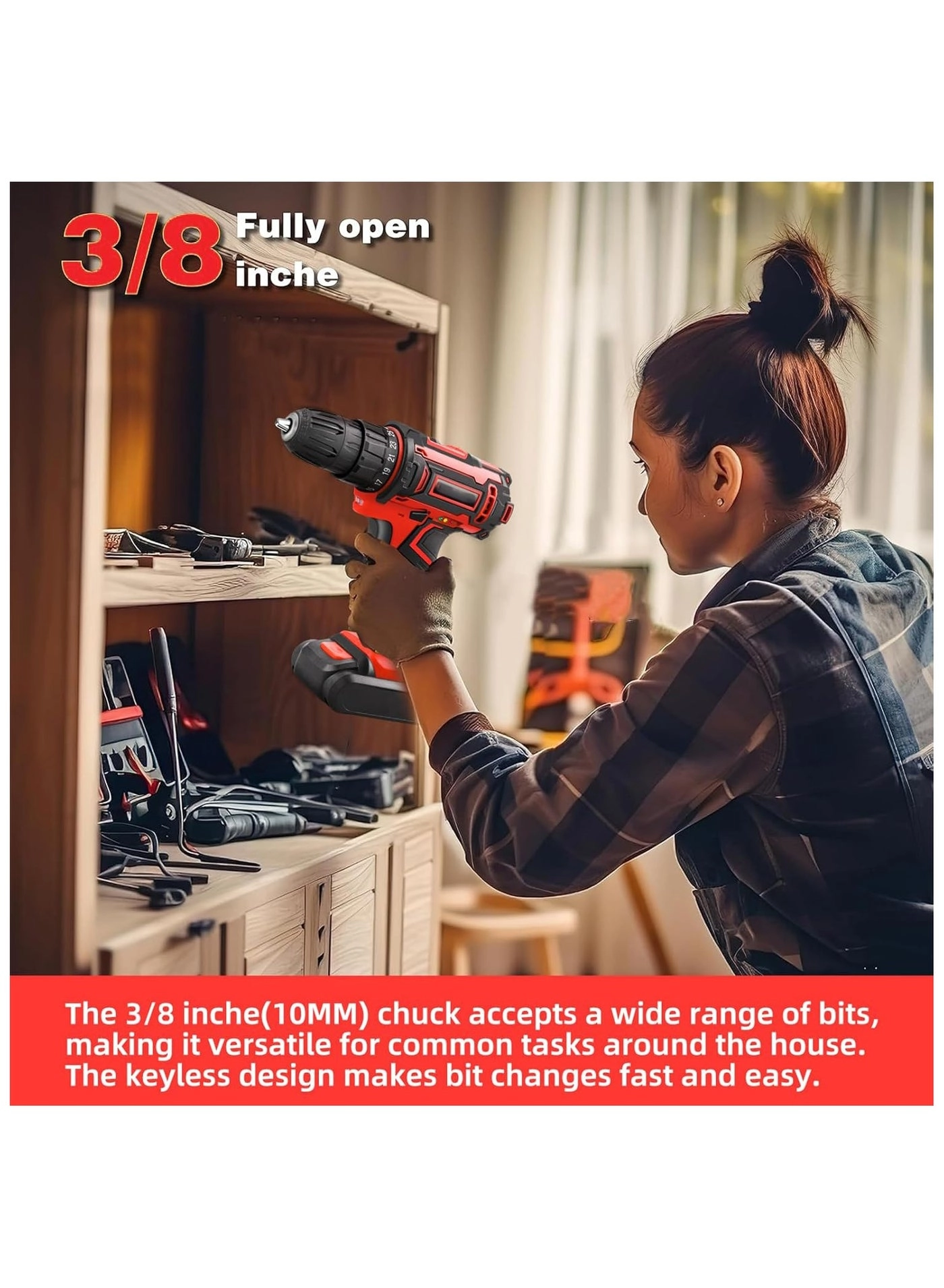 Cordless Drill - 1300mAh 48V