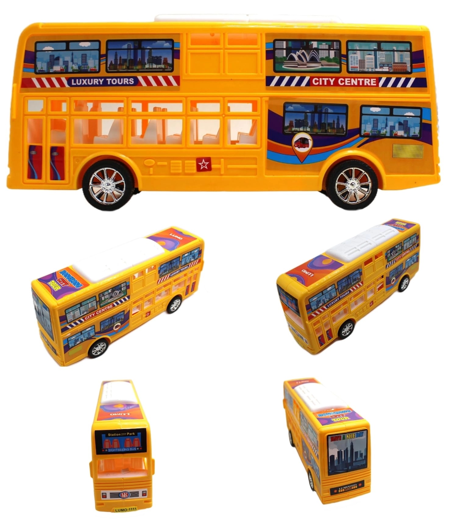 Double Decker Bus - 1 pcs