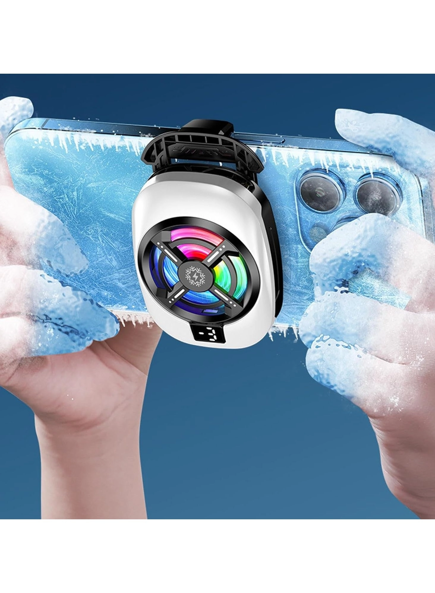 Mobile Cooler - Back Clip 3-Speed for iPhone & Android