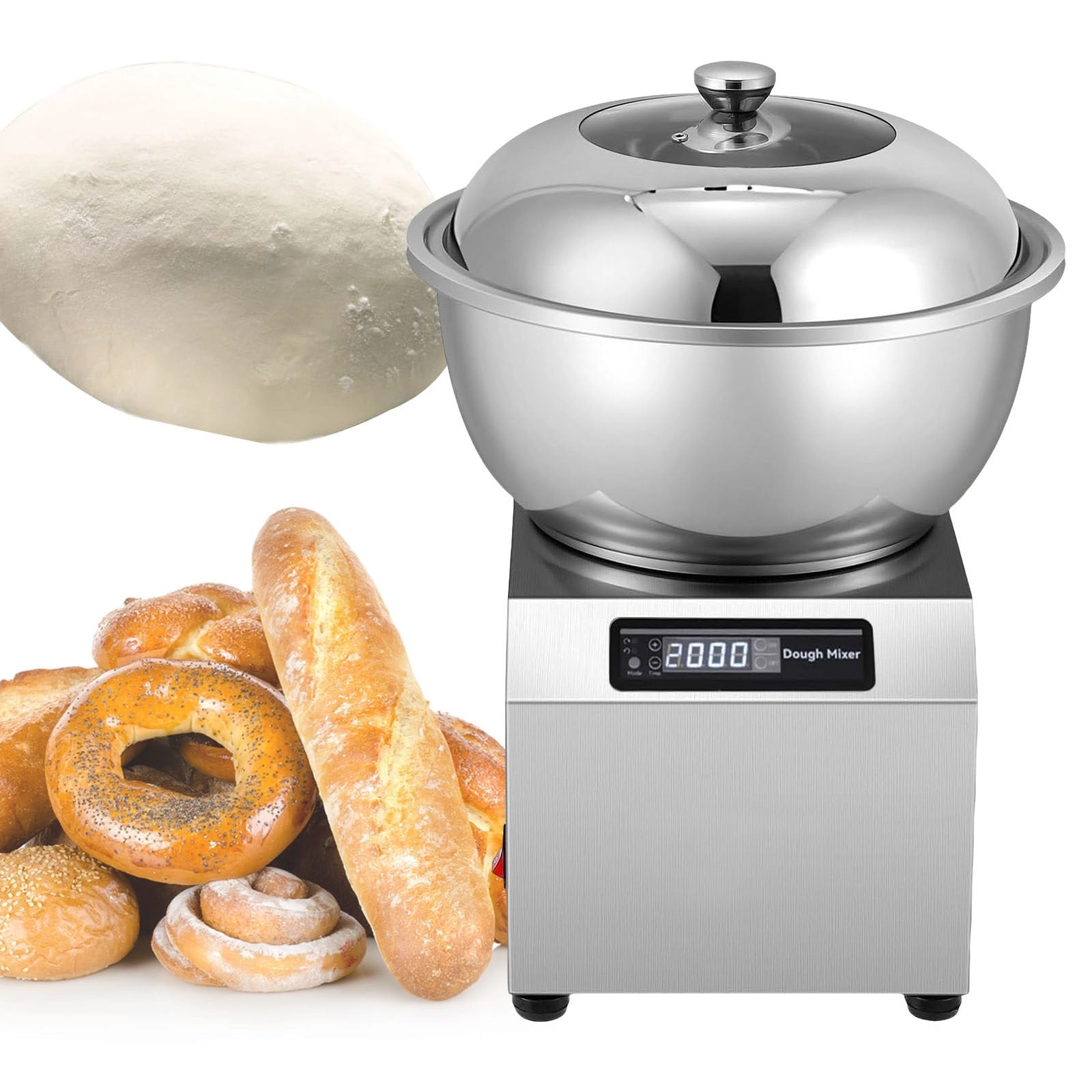 Dough Mixer - 11.02LBS/5KG 1800W