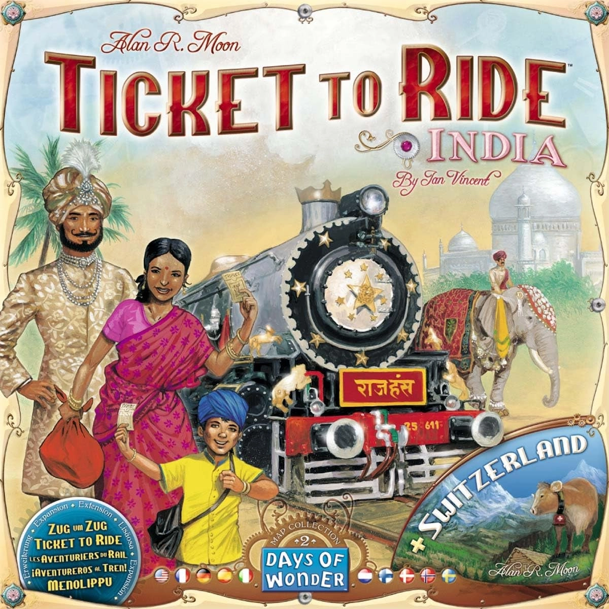 Ticket to Ride: Map Collection Volume 2 - India and Switzerland